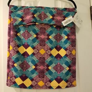 Lularoe Cassie pencil skirt L